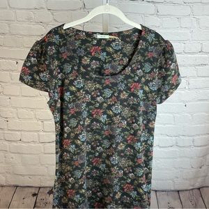 Kimchi Blue large floral pattern knit dress